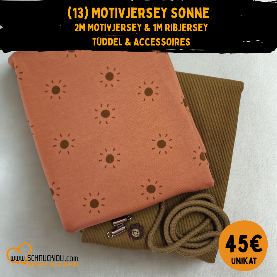 Stoffpaket - Unikat -  Stoffpaket Sonne
