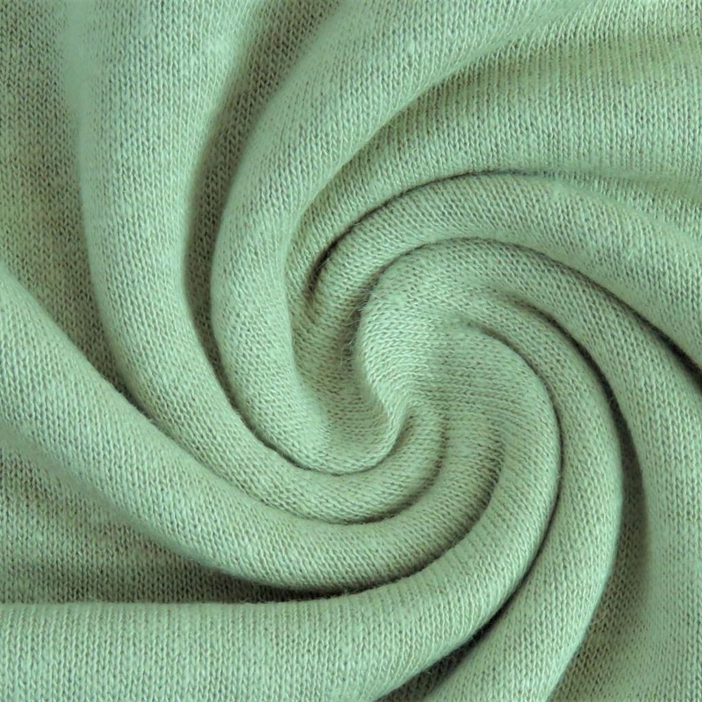 Viskose Leinen Jersey - Leinenjersey - Uni - Altgrün