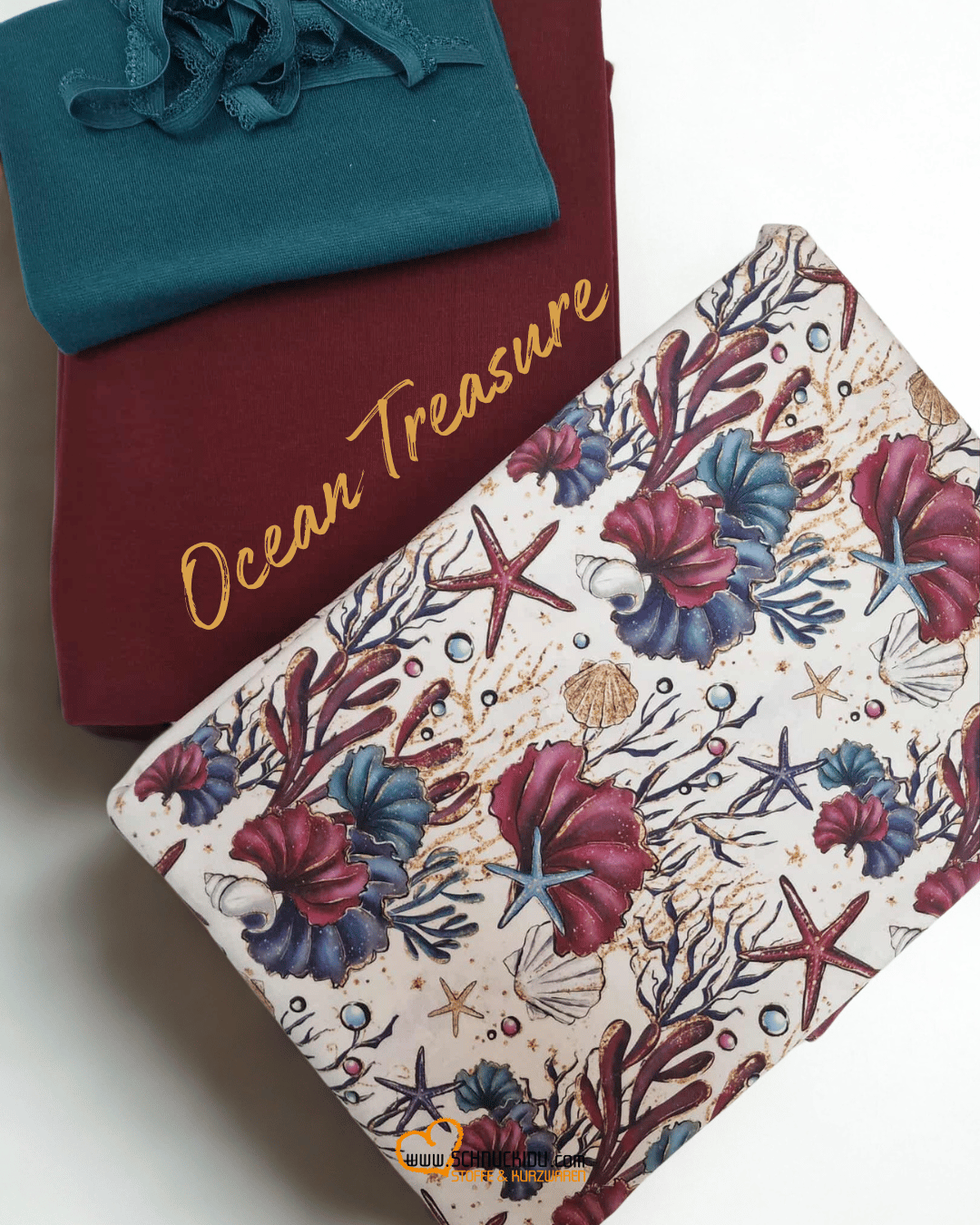 Sofortkauf - Jersey -  Eigendesign - Ocean Treasure 230cm