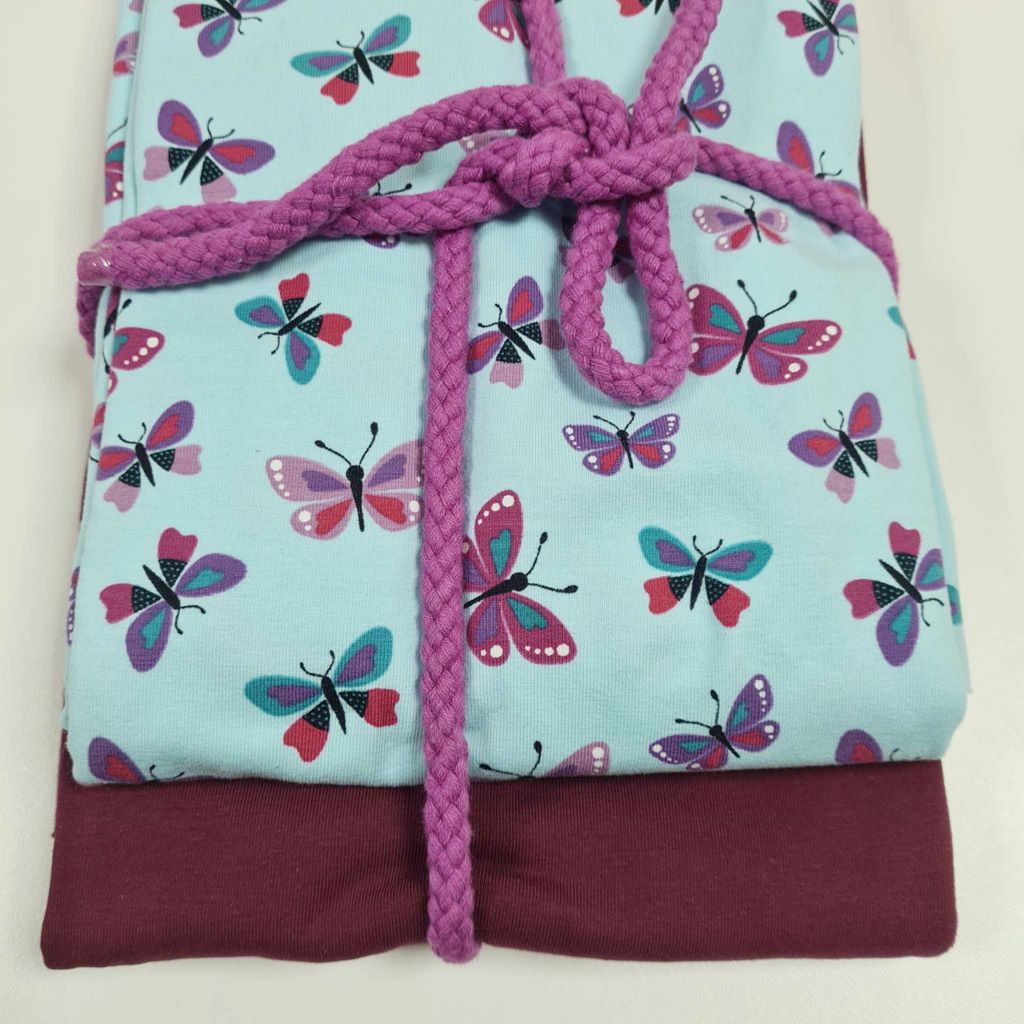 Stoffpaket  - 2 Meter Tüddelkram und Stoffe - Schmetterling