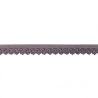Elastische Spitze - 12mm - Grau