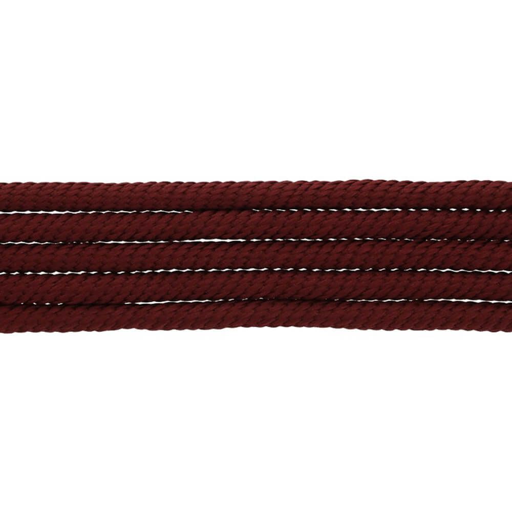 Gedrehte Baumwollkordel - Hoodie Kordel - 8mm - Bordeaux