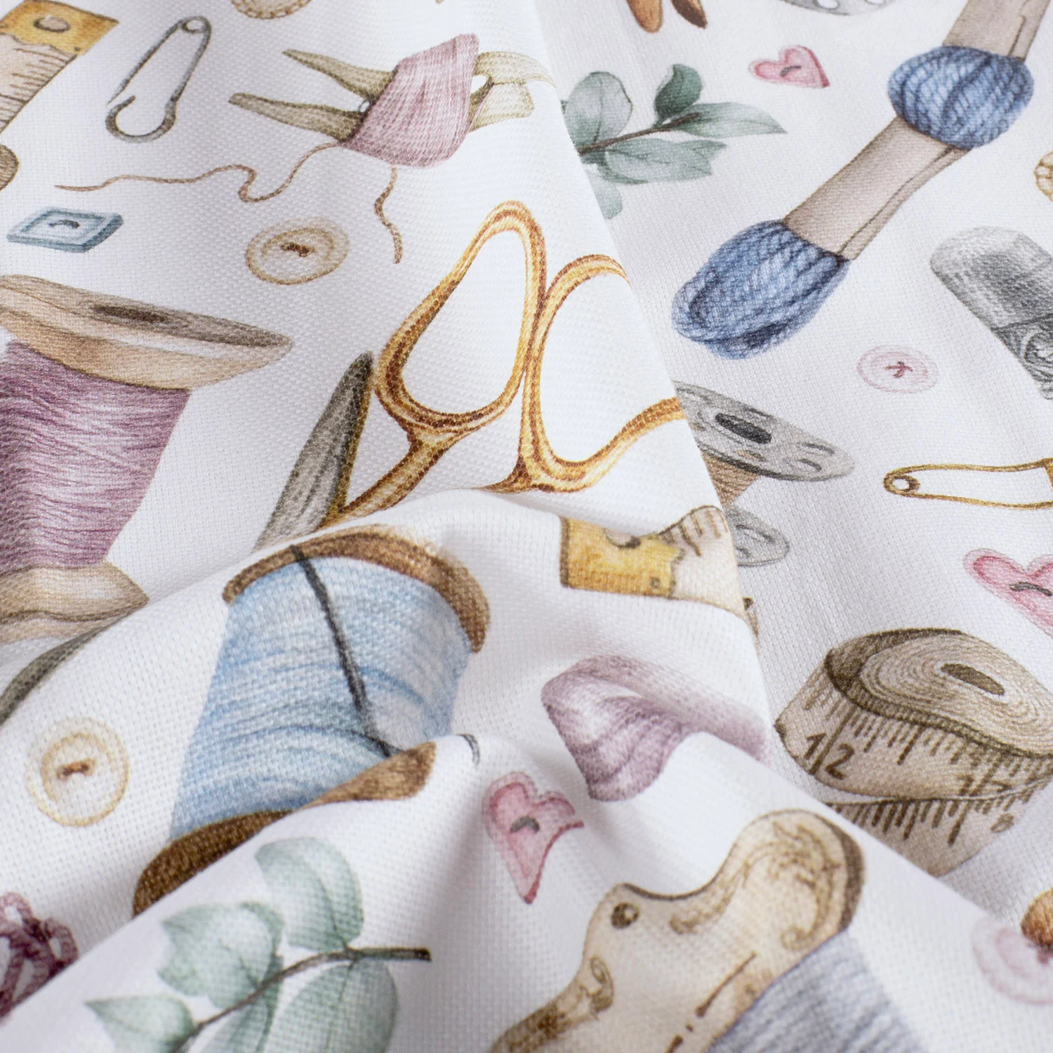 Canvas - Dekostoff - Leinenoptik - Nähzubehör