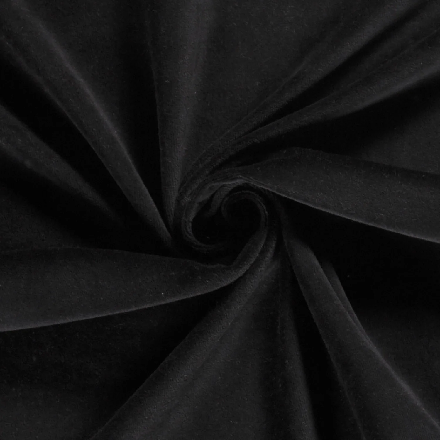 Nicky - Velours - Uni - Schwarz