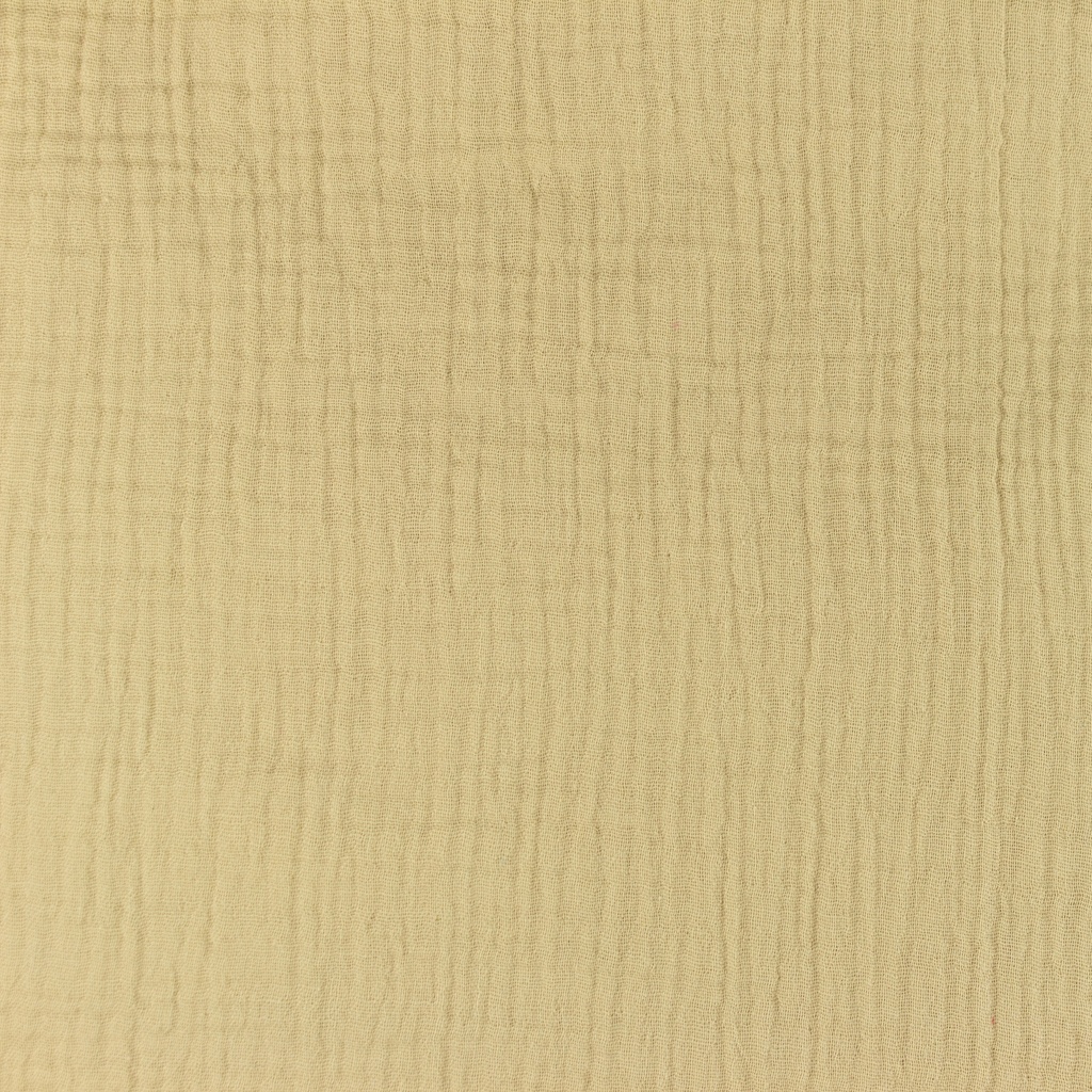 Musselin - Double Gauze - Mullstoff - Uni - Sand Musselin - Double Gauze - Mullstoff - Uni - Sand