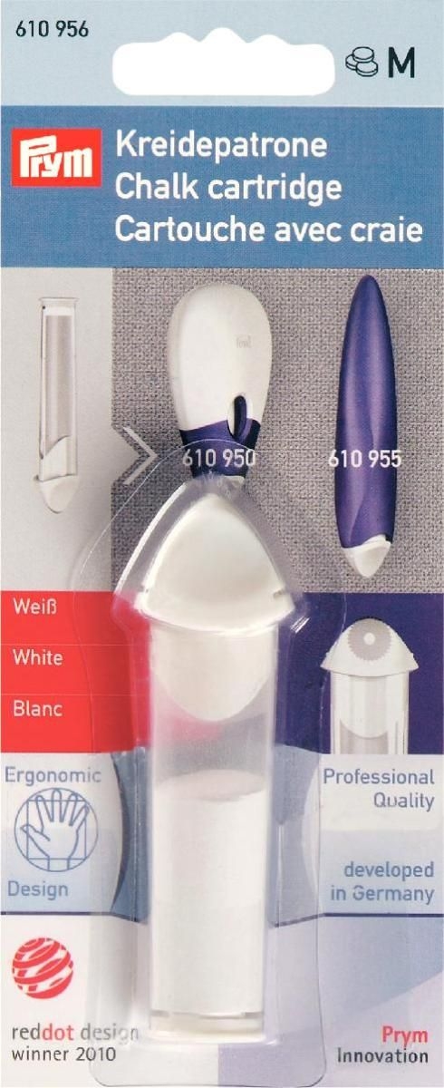 Prym - Kreidepatrone weiß ergonomic - 610956