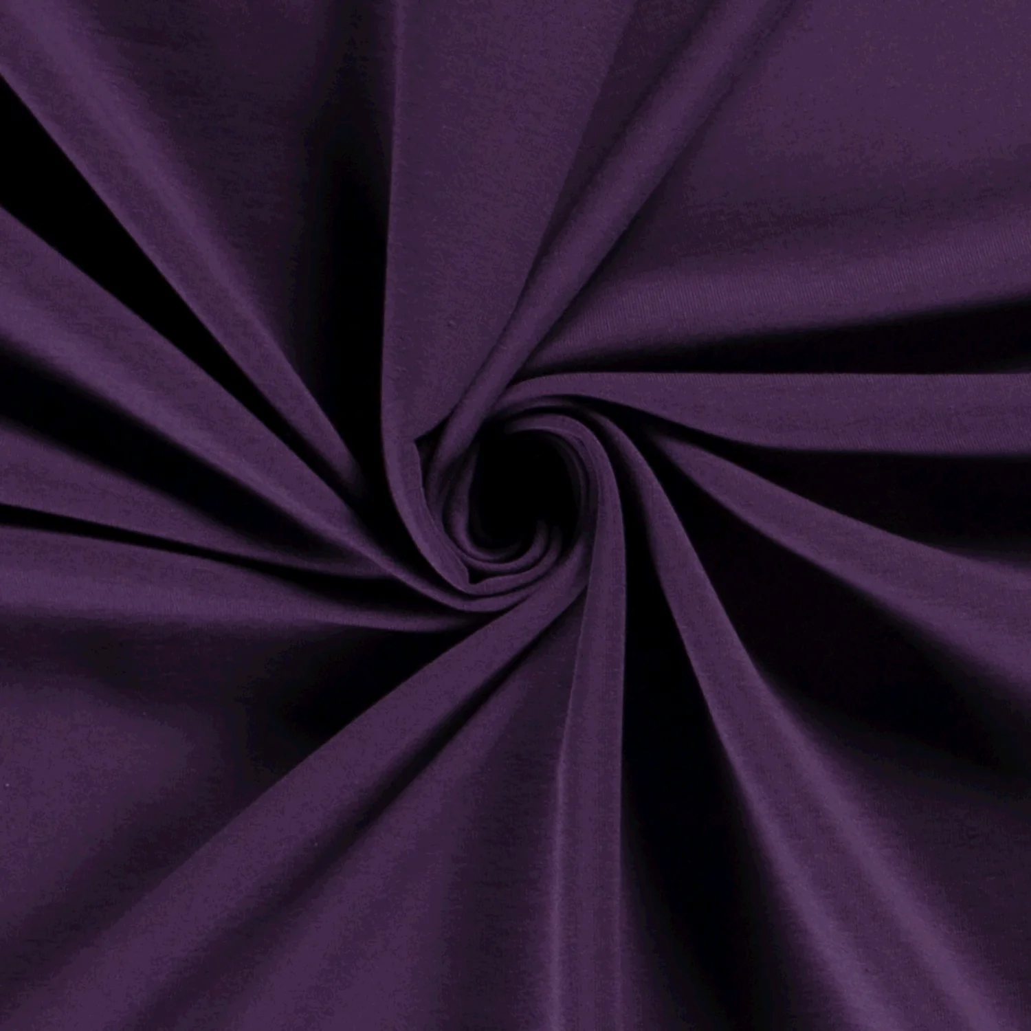 French Terry Sommersweat Uni in Violett – kräftiges Lila, ungeraut, 95% Baumwolle, Öko-Tex Standard 100, elastisch