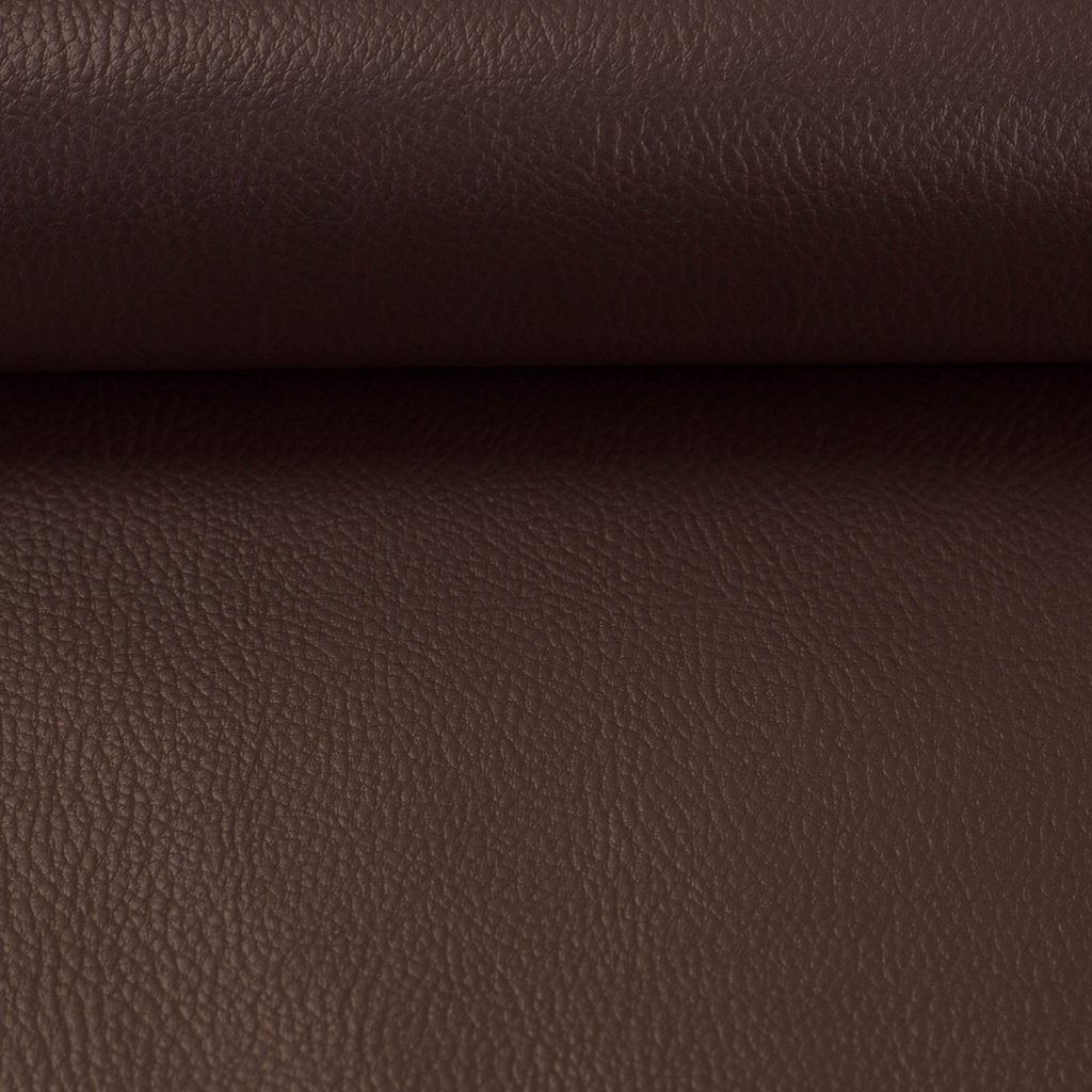 Edles Kunstleder Rex Metallic in Braun mit feiner Lederprägung und schimmerndem Effektdesign für Taschen, Accessoires und Polsterarbeiten