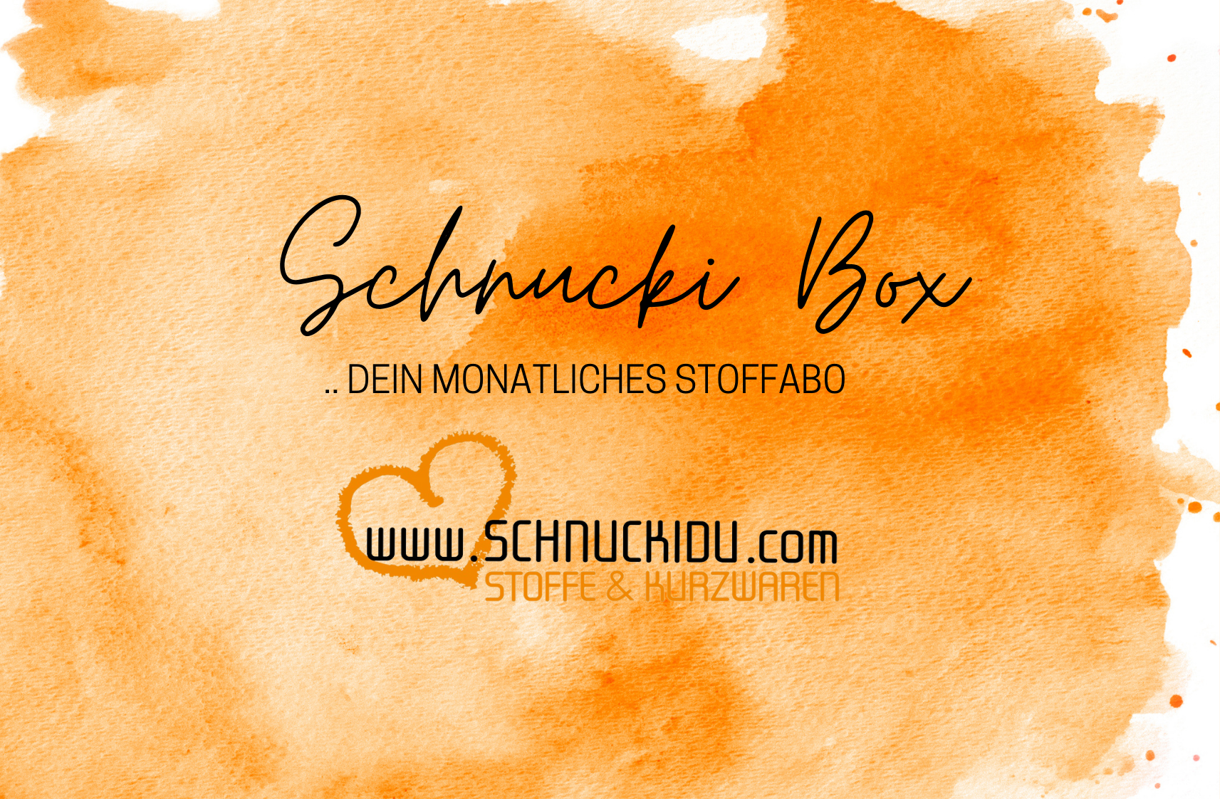 Schnucki Box - Stoff Abo - Einmalige Box - Damen Oktober XL