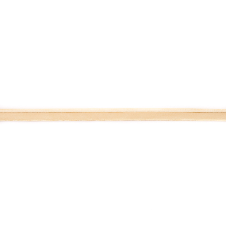 Elastisches Paspelband in leuchtendem Gelb, 10 mm Breite, hochwertige Materialmischung mit Lycra, ideal für Sportkleidung, Jersey-Abschlüsse und Akzente.