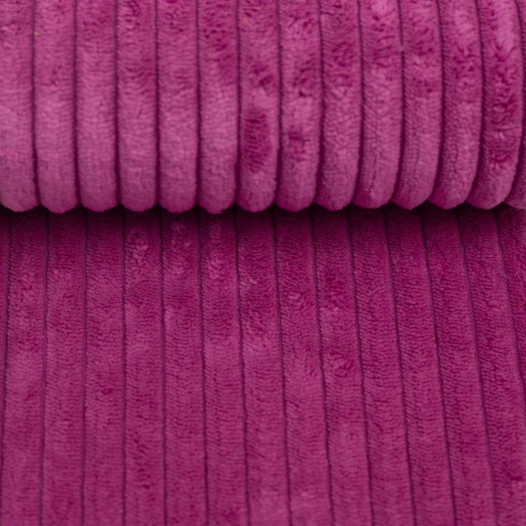 Cord - Grob gerippter Cord-Samt - Bezugsstoff - Swafing - Wanja - Uni - Pink