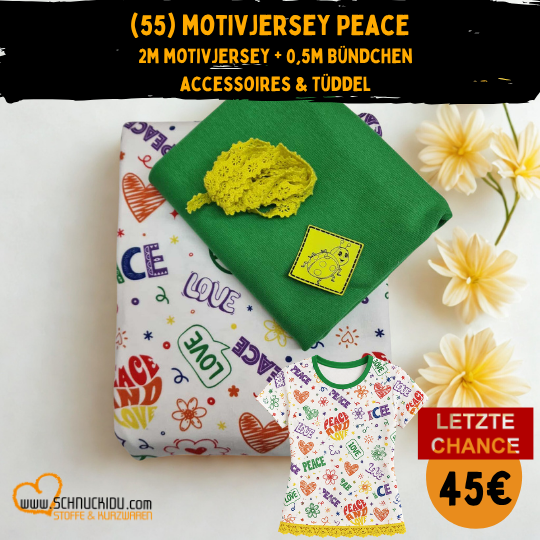 Stoffpaket - UNIKAT - Peace