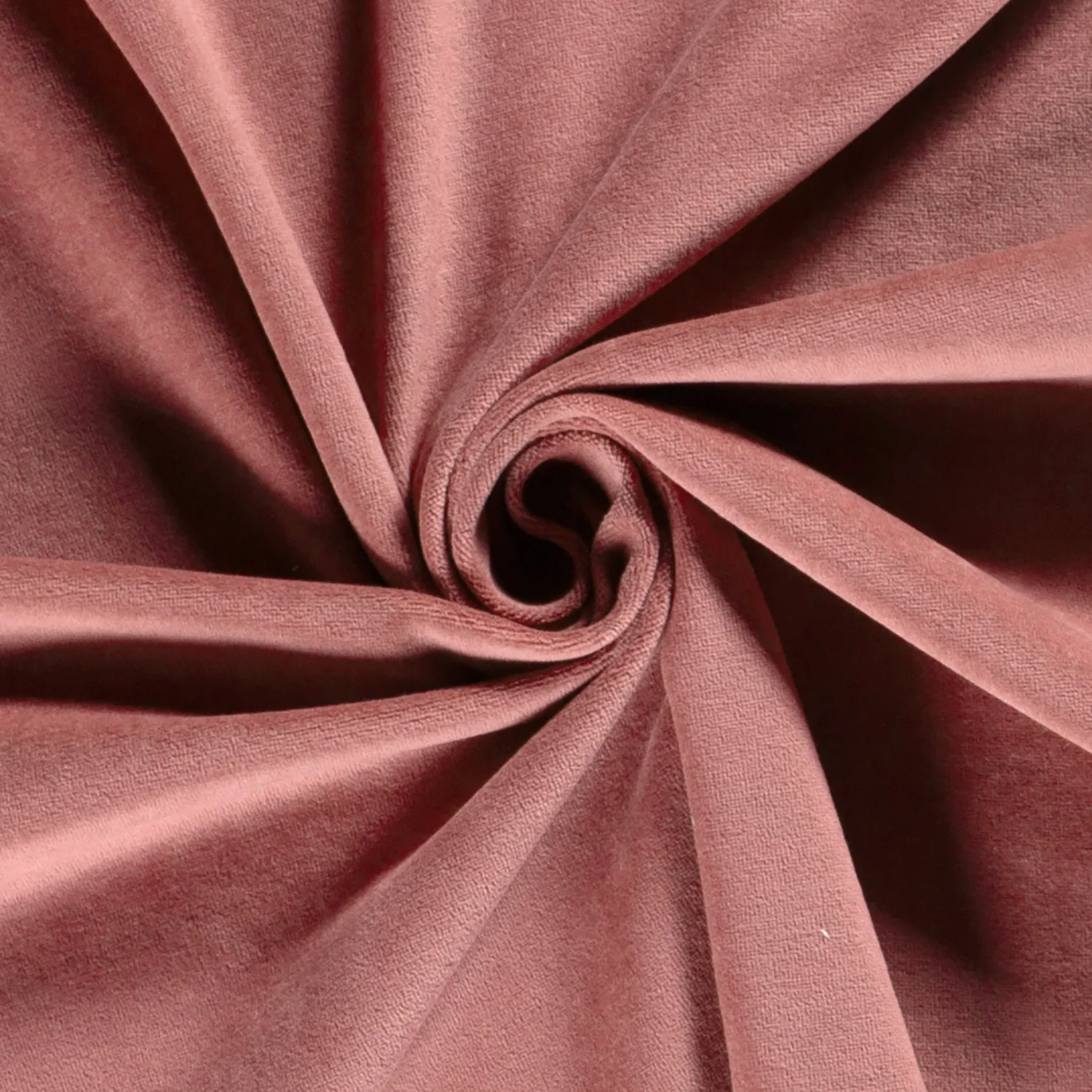Nicky - Velours - Uni - Altrosa