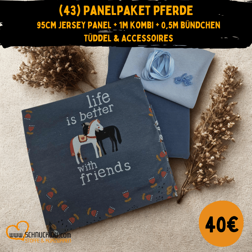Stoffpaket - UNIKAT - Pferde