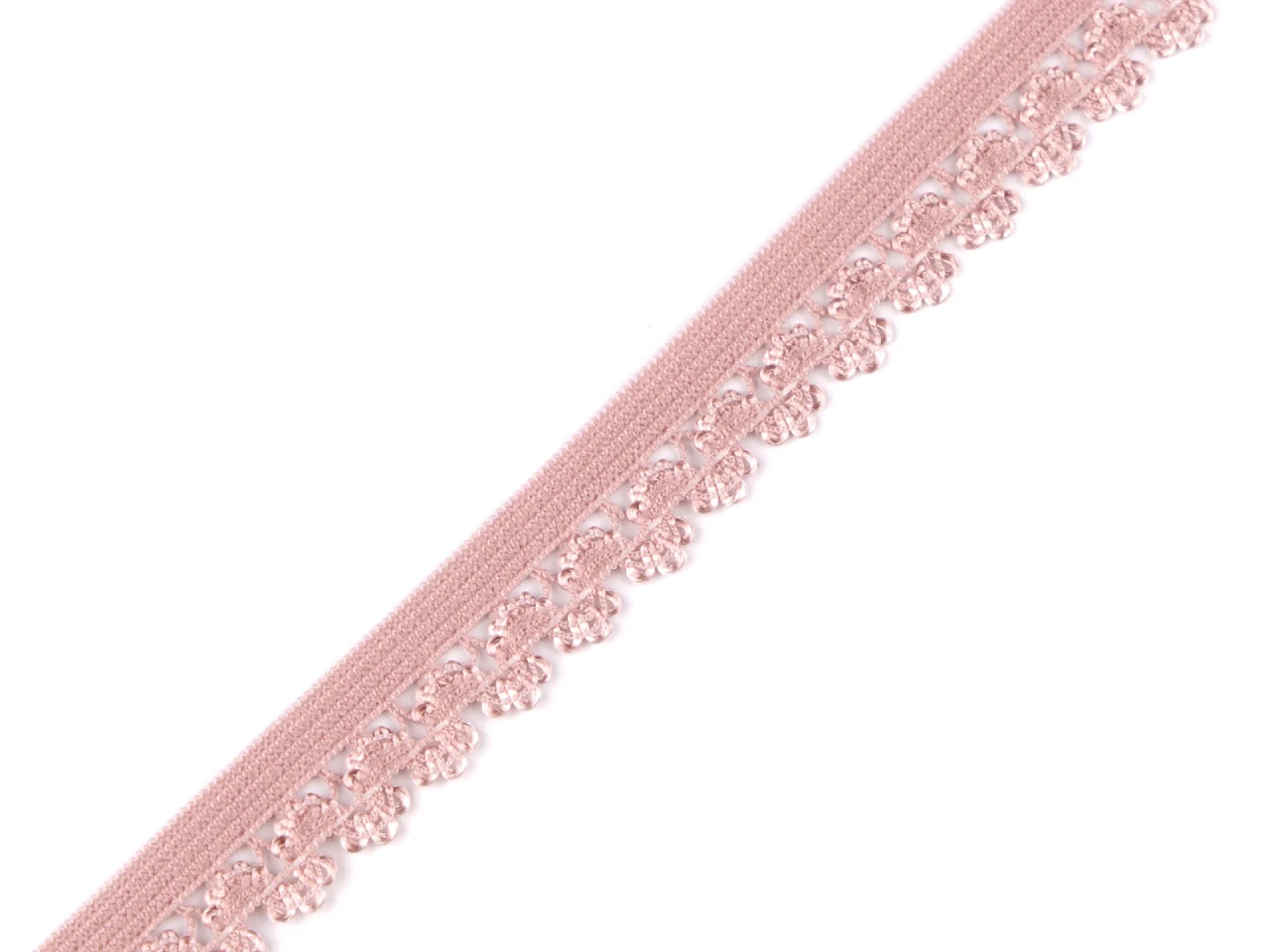 Wäschegummi  - Spitze - 13 mm - Altrosa