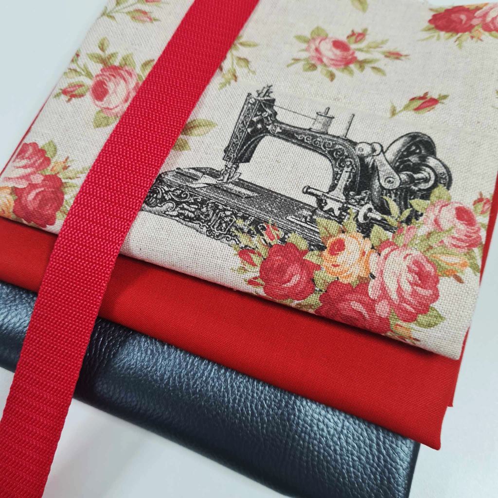 Stoffpaket  - Schnuckidu Stoffpaket -  Taschenpaket - Nähmaschine