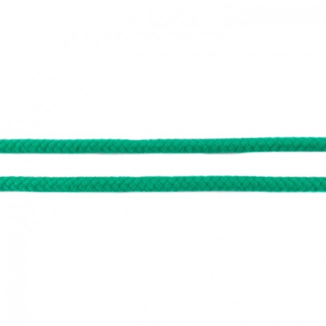 Doppelt gewebte Baumwollkordel - 8mm - Apfelgrün