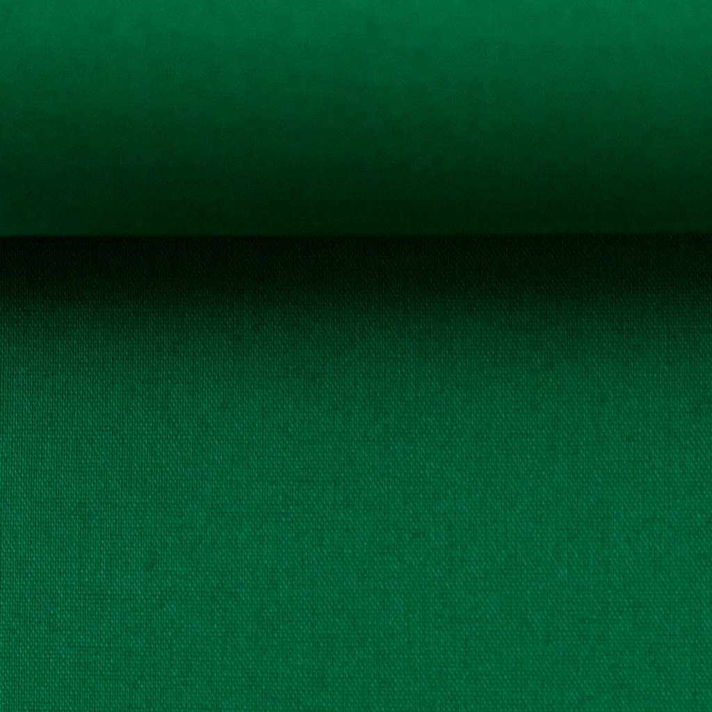 Kochfester Baumwollstoff Heide in Grün – sattes Mittelgrün