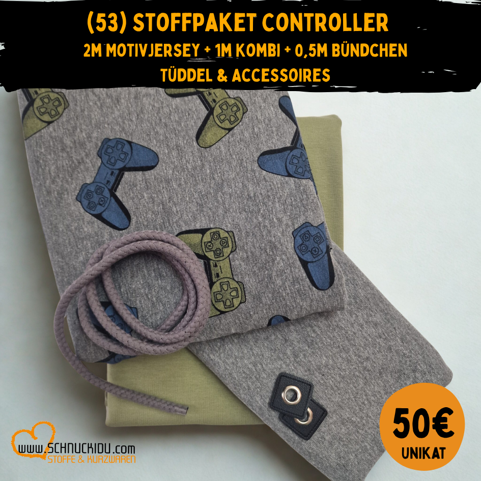 Stoffpaket - Unikat -  Stoffpaket Gamer