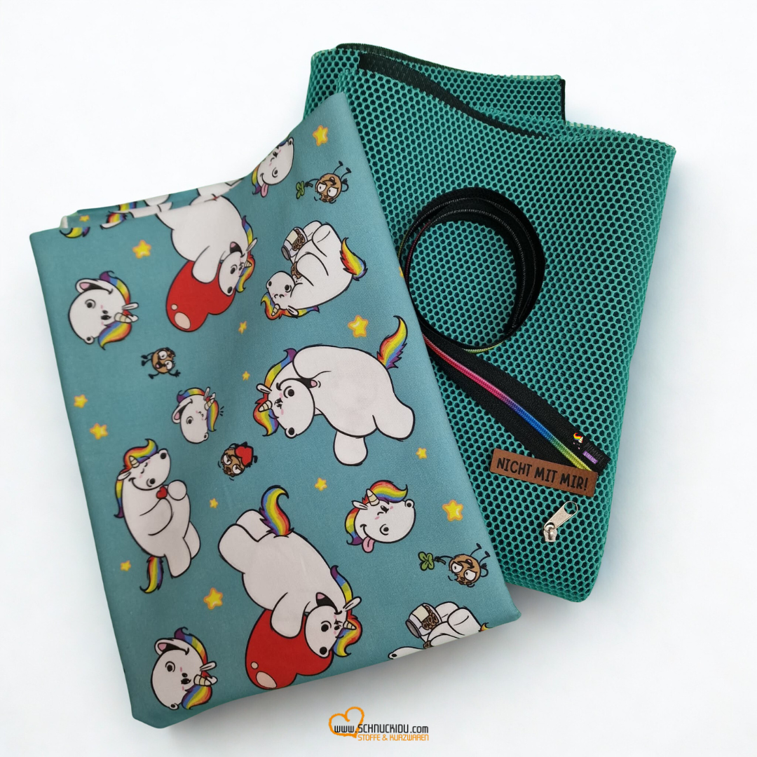 Stoffpaket  - Taschenpaket - Pummeleinhorn - Pummel & Norbert