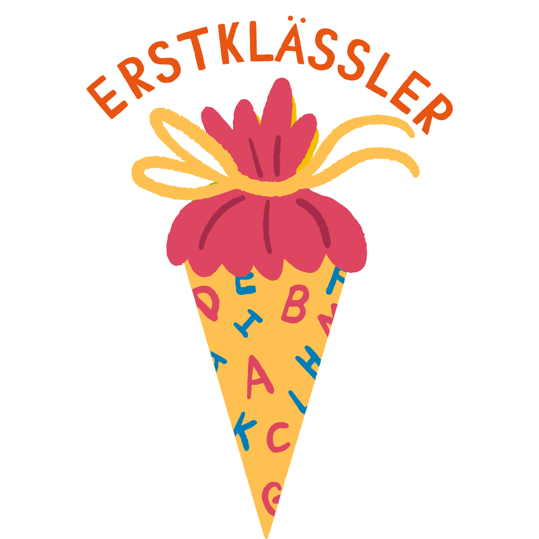 Bügelbild - Plott - Erstklässler - 10,5cm x 15cm