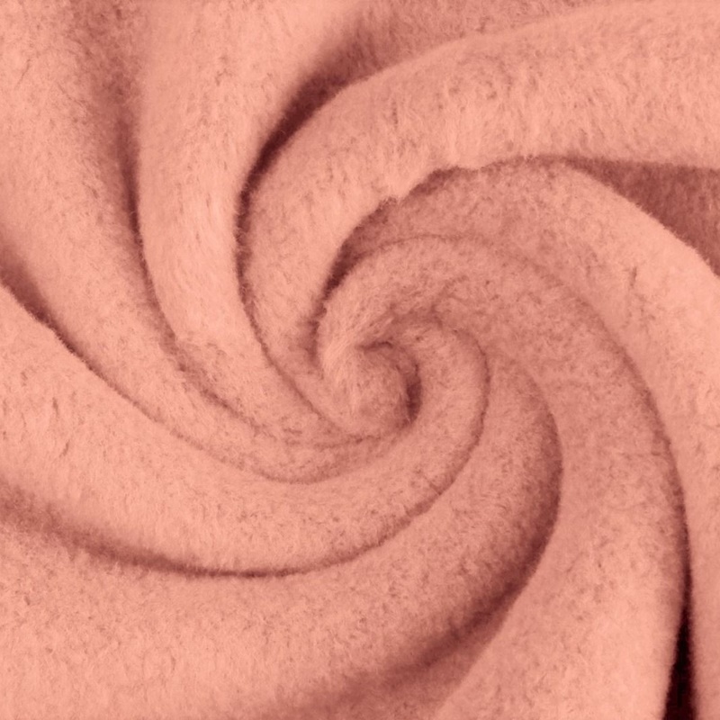 Fleece - Baumwollfleece - Uni - Rosa