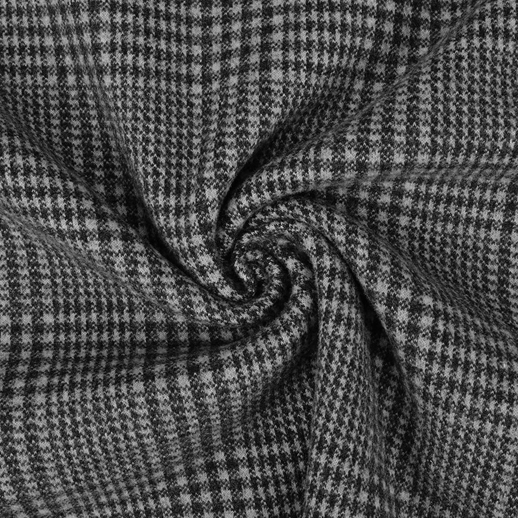 Jacquard - Dekostoff - Checks - Kariert - Schwarz
