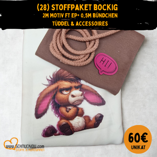 Stoffpaket - UNIKAT - Bockig