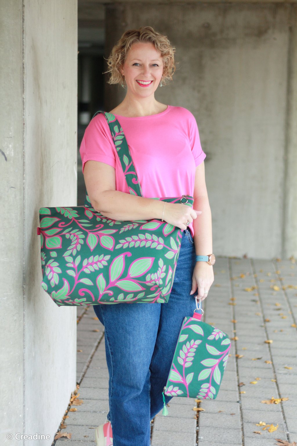 Vororder - Canvas - Swafing - Simply Sunshine by lillesol&pelle - Blumen mint/pink/smaragd