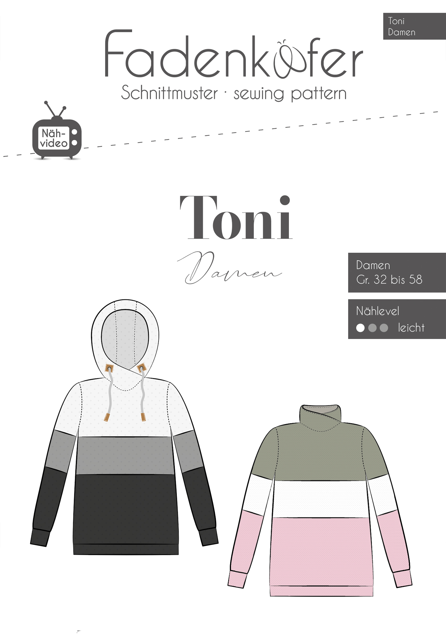 Nähbox Toni Damen – Alles drin für dein neues Wohlfühl-Outfit!
