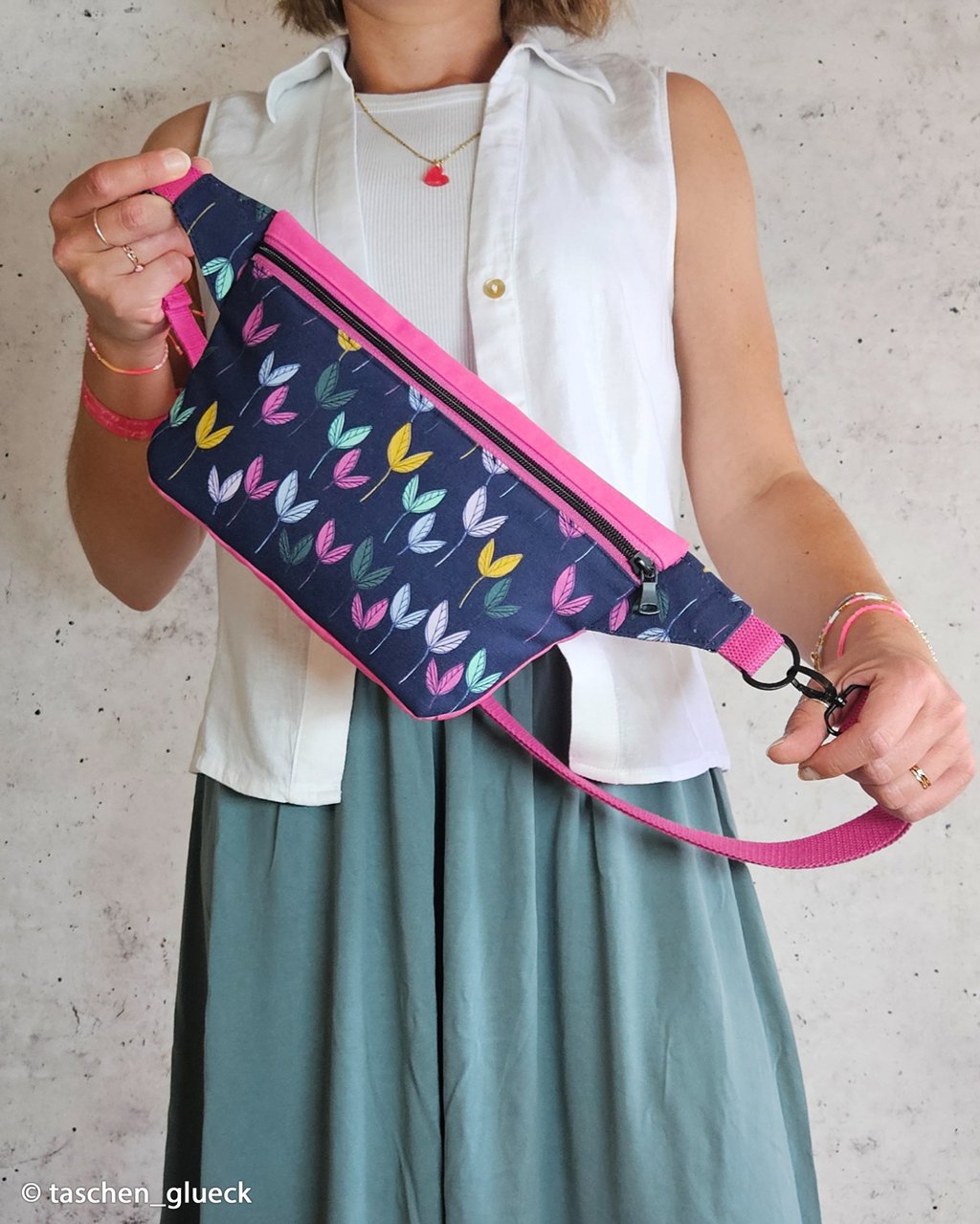 Canvas - Dekostoff - Swafing - Dancing Leaves by Emjo Design