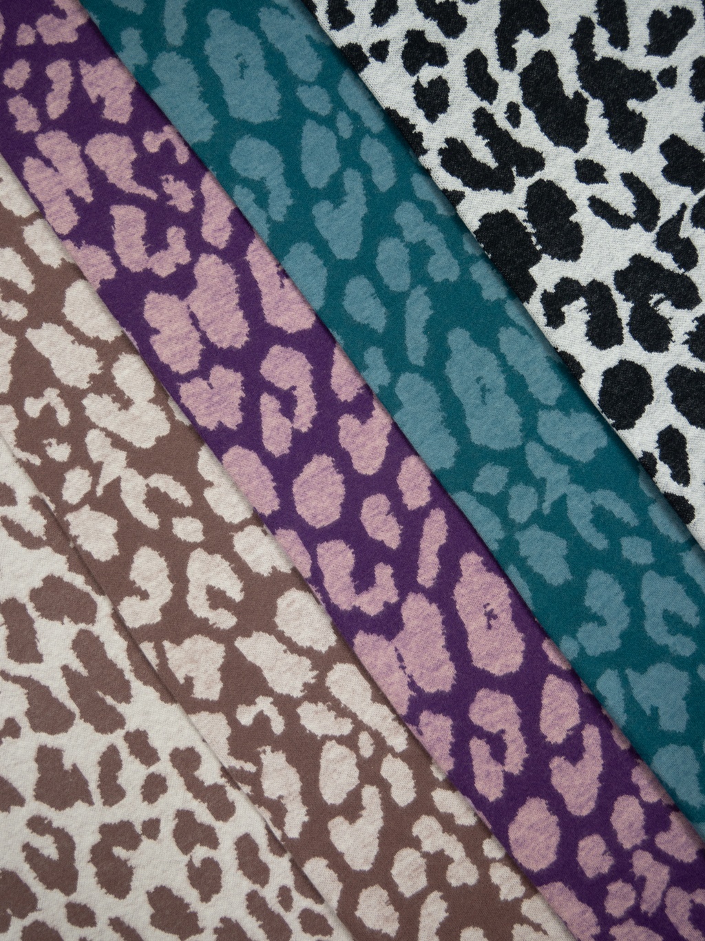 Jacquardjersey - Swafing - Emily - Leoprint - Braun