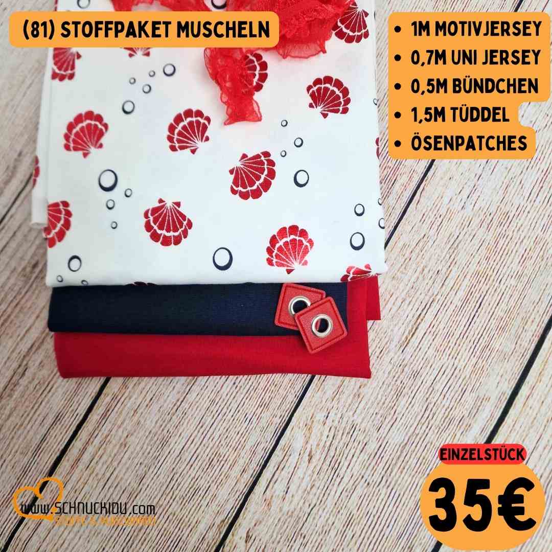 Stoffpaket - Unikat -  Stoffpaket Muscheln