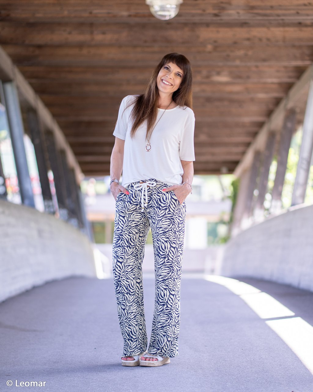 Viskose Webware - Swafing - Zebra Jungle by Bienvenido Colorido - Navy