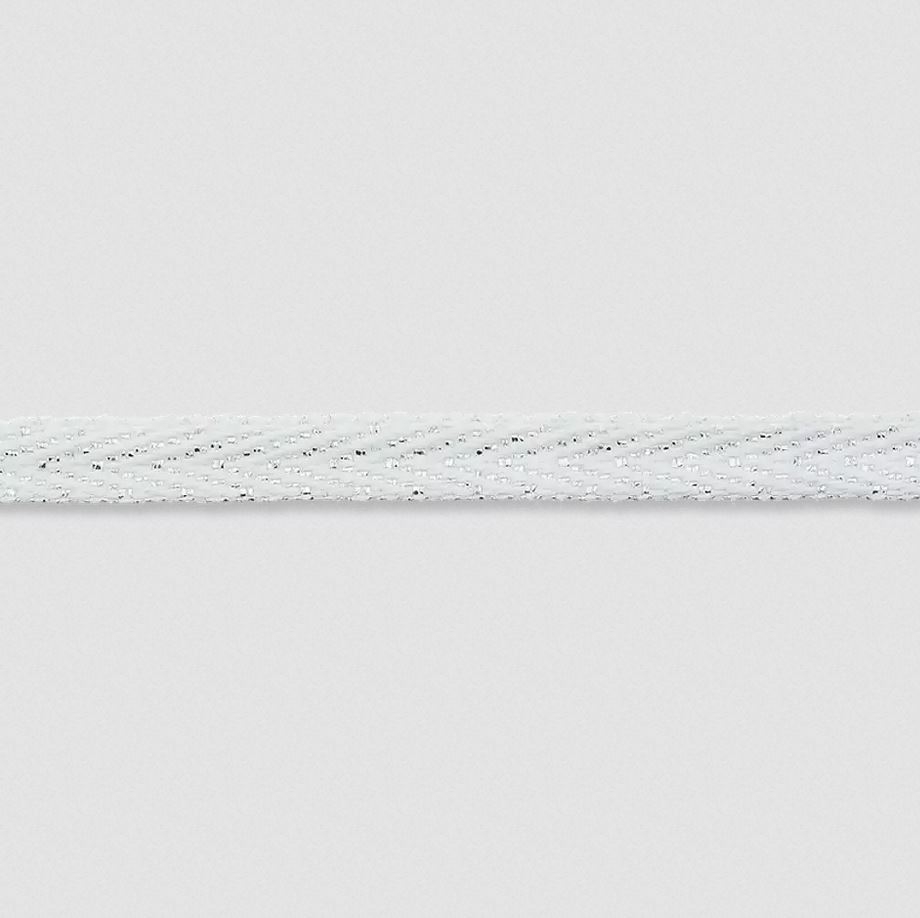 Köperband - 15mm - Silber