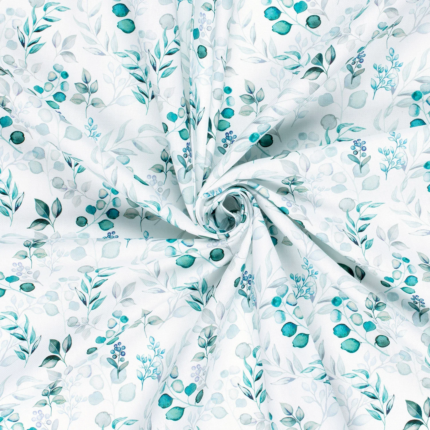 Canvas - Dekostoff - Panama  - Eukalyptus