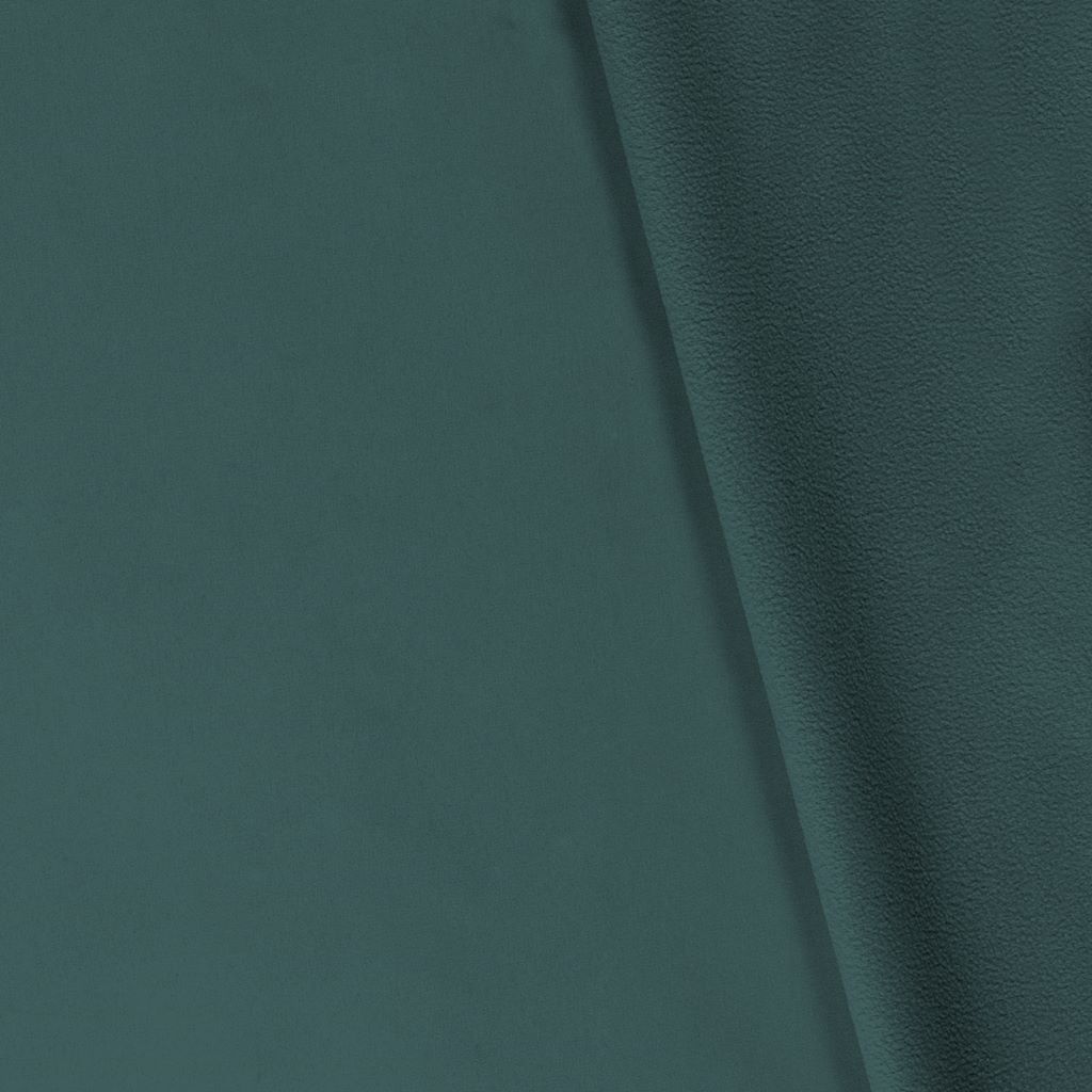 Softshell mit Plüschabseite - Uni - Smaragd