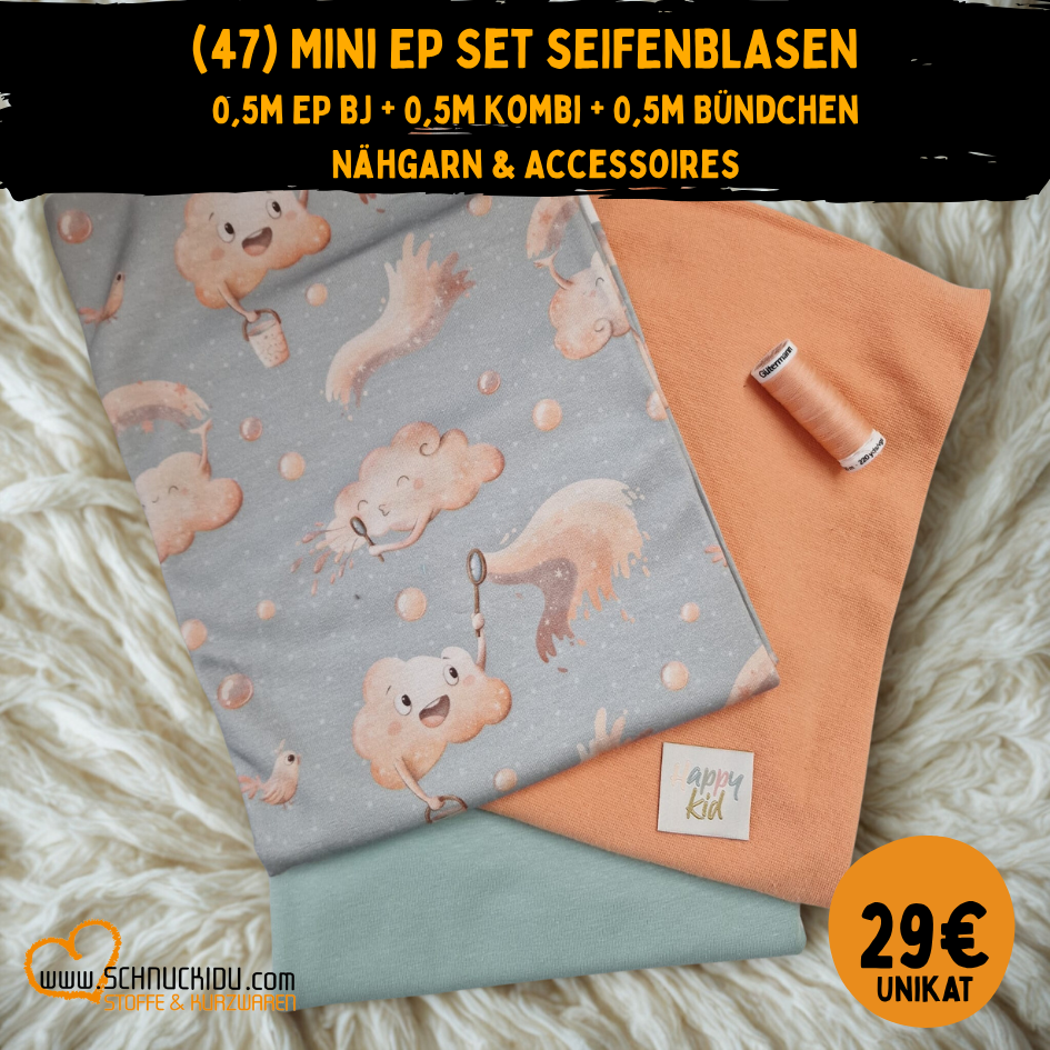 Stoffpaket - Unikat -  Stoffpaket Seifenblasen