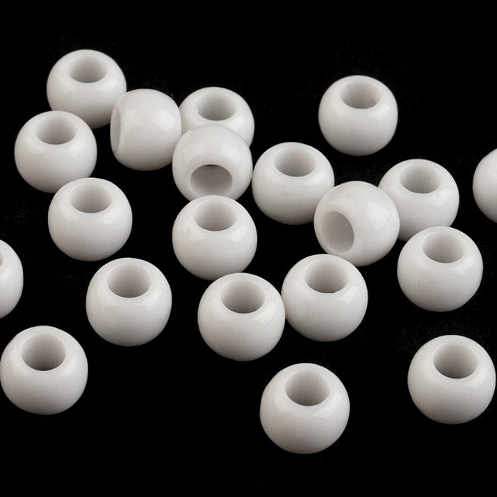 Kunststoffperle - Perle - Uni - Ø 3,8mm - Koralle