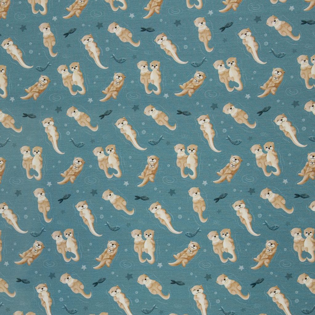 Motivjersey - Swafing - Splish Splash by mrs. Mint design - Kombistoff - Otter