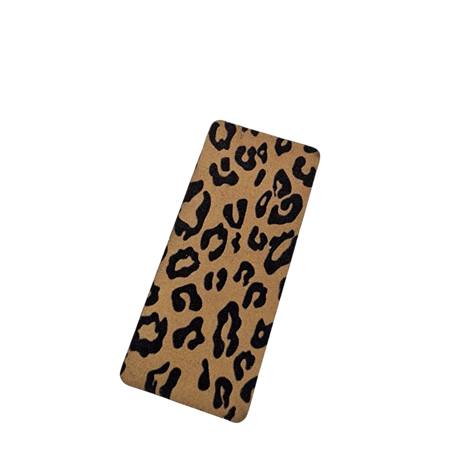 Label - Kunstleder - Gold - 4,5cm x 2cm - Leoprint