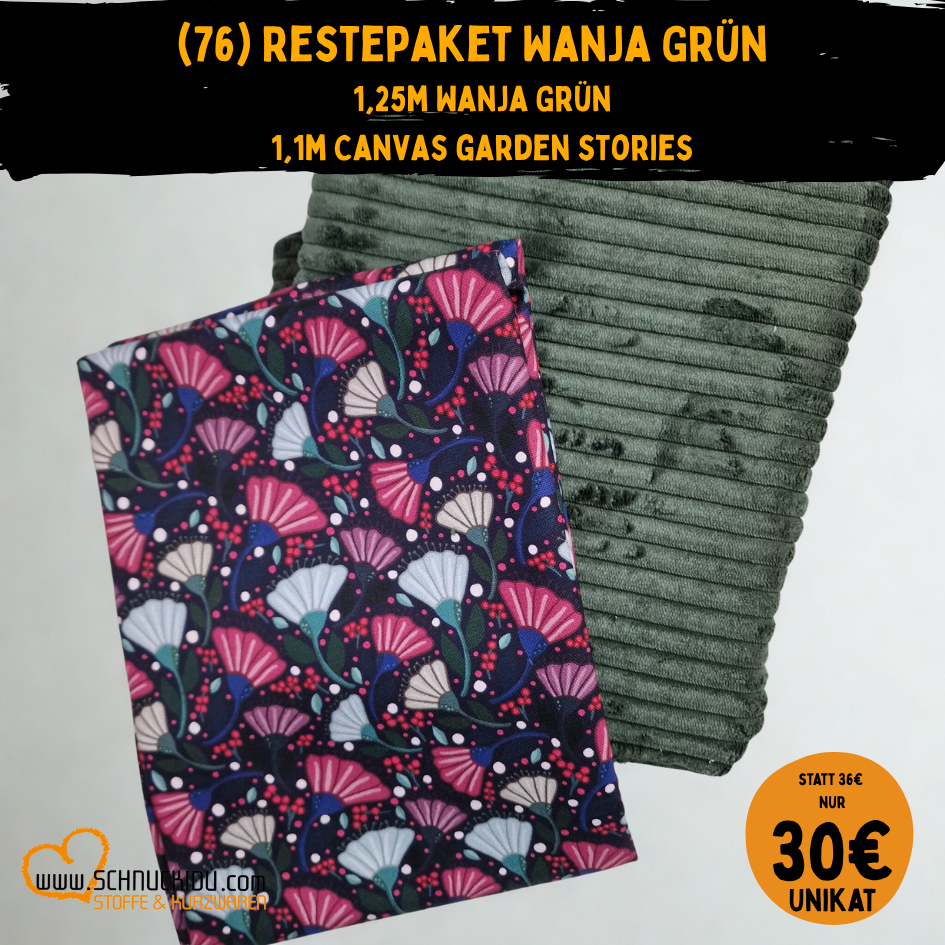 Stoffpaket - Unikat - Restepaket Wanja