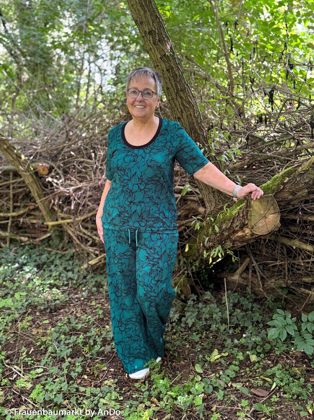 Motivjersey - Mussel Bench by Thorsten Berger - Muscheln Smaragd