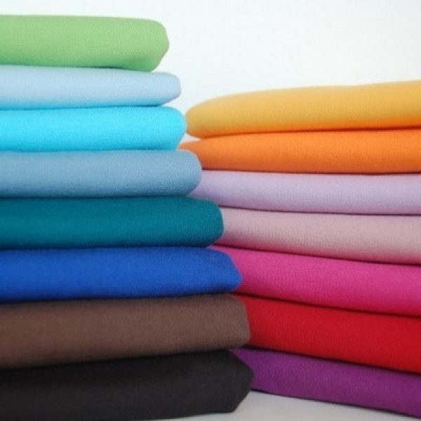 5 Meter Uni Jersey Überraschungspaket mit 5x 1 Meter Baumwolljersey in verschiedenen Farben
