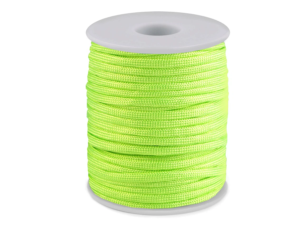 Kordel - Polyesterkordel - 4mm - Neongelb