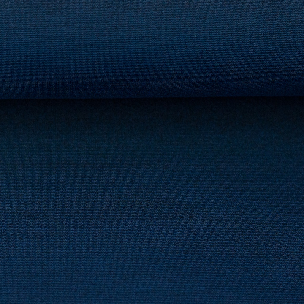 Swafing Romanit Punto di Roma Modena Blau Marine – Schwerer, formstabiler Interlock-Jersey für elegante Hosen, Kleider und Blazer.