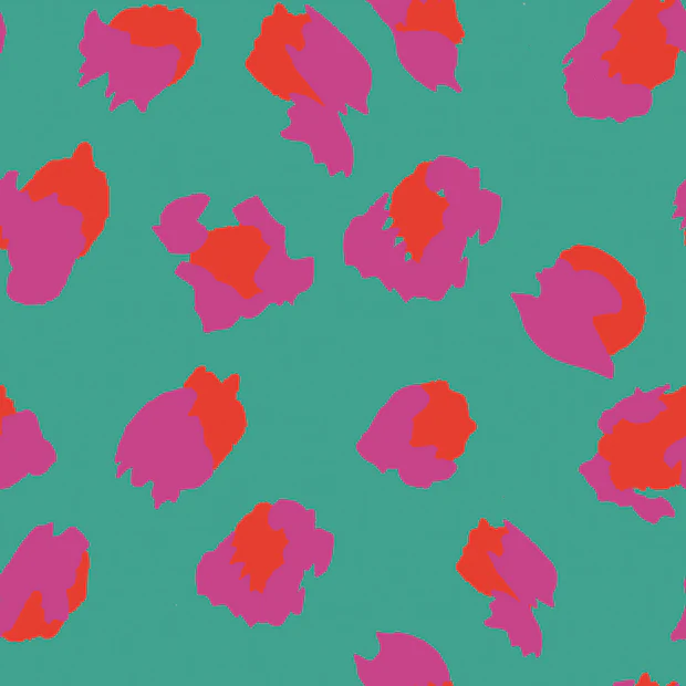 Musselin Stoff Leoprint Smaragd Grün Schwarz Animal Print Double Gauze