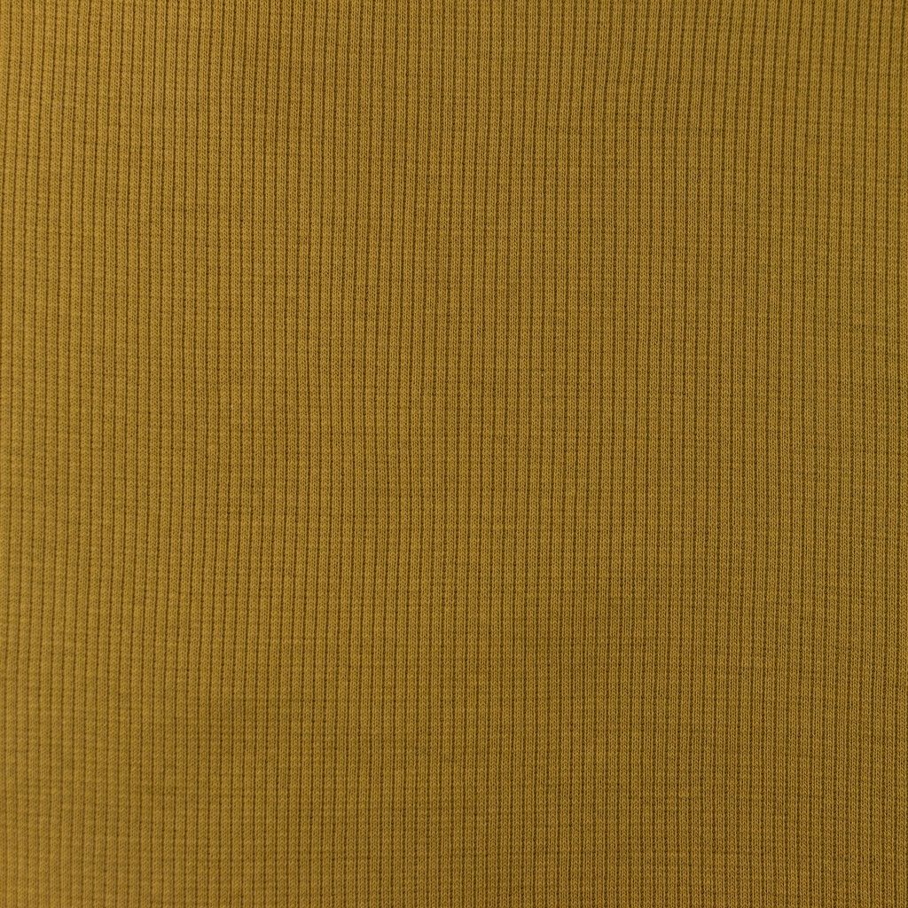 Rib Jersey - Uni - Goldbraun
