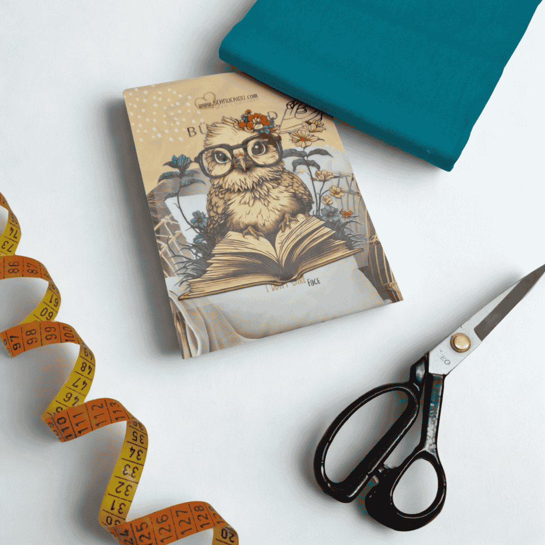 Nähpaket mit Bügelbild - Eule