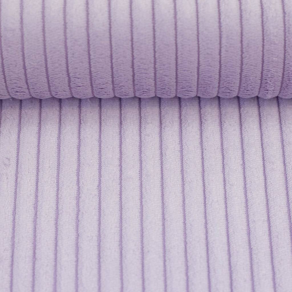 Swafing Breitcord Wanja in Flieder, robuster Cordstoff, 100% Polyester, 380g/m², ideal für Taschen und Kleidung, Schnuckidu Vorbestellung
